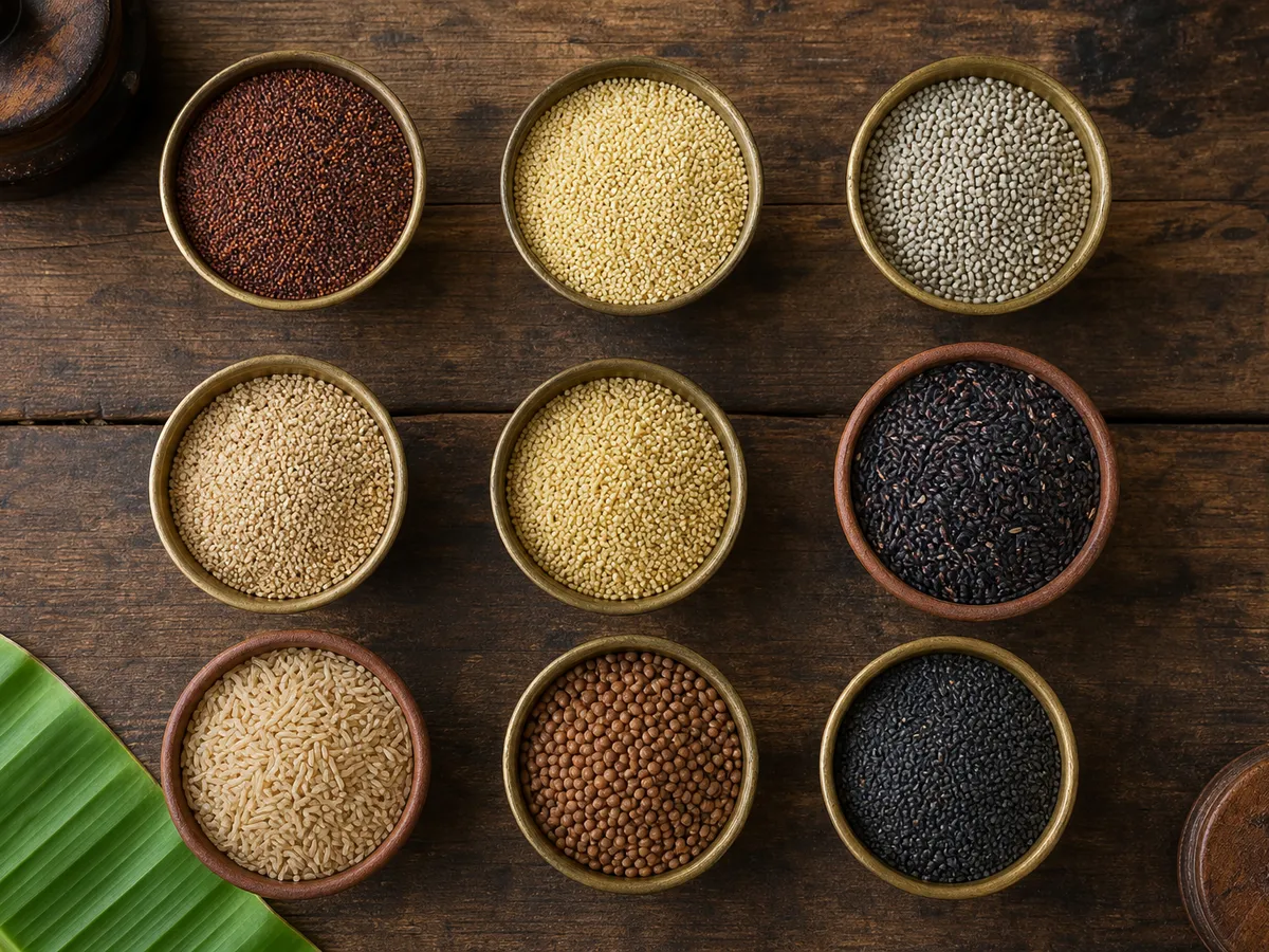 Traditional grains and ingredients
